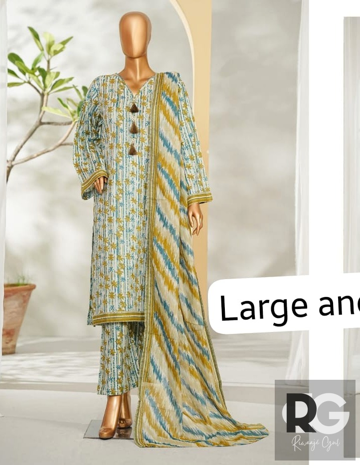 Premium Pakistani lawn suit